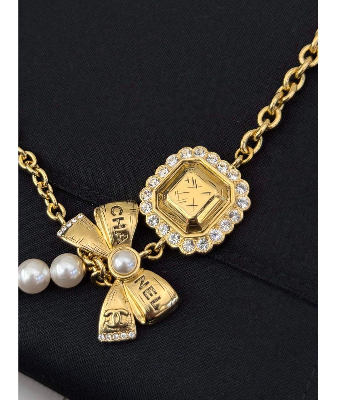CHANEL Золотое колье, фото 4