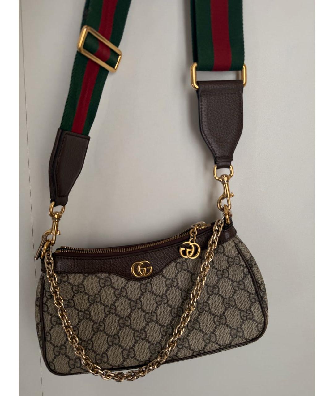GUCCI Бежевая сумка через плечо, фото 4