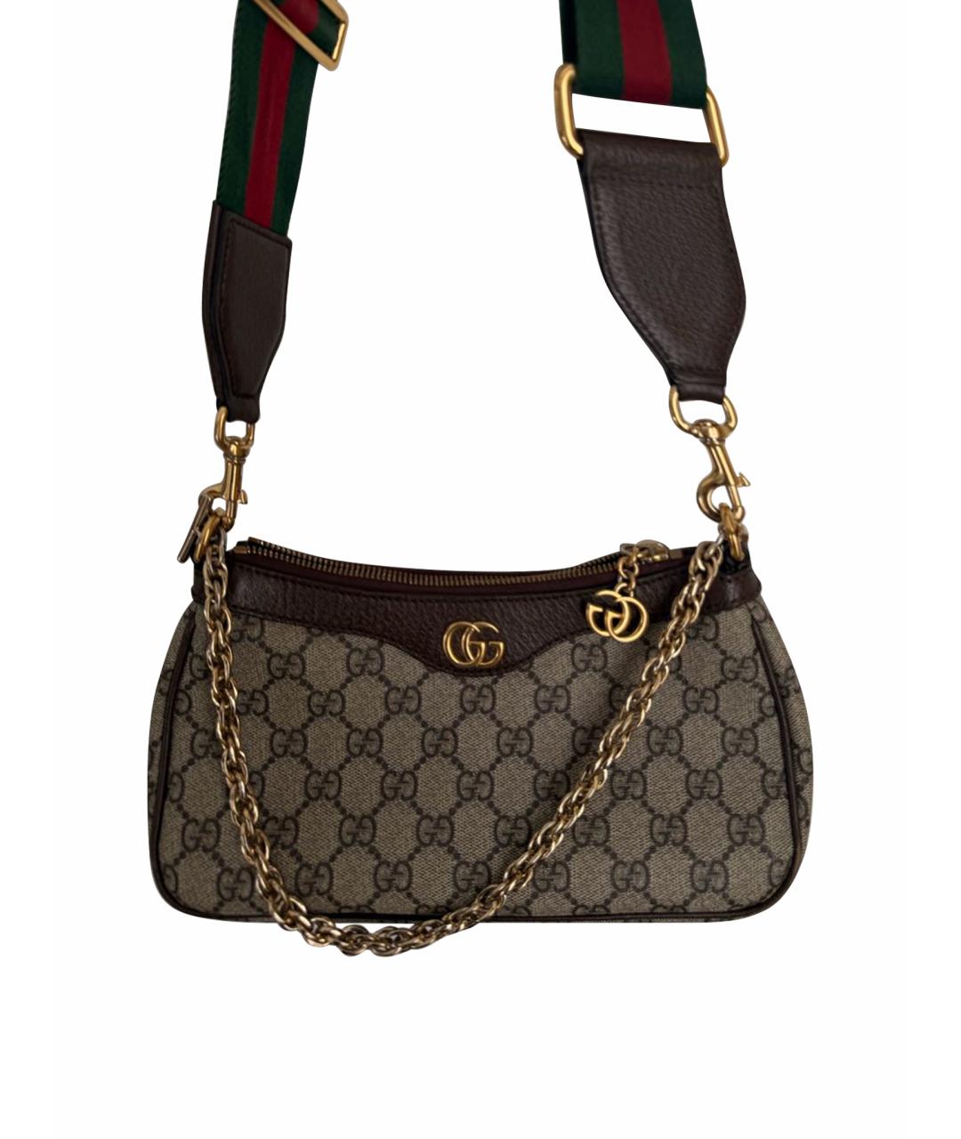 GUCCI Бежевая сумка через плечо, фото 1