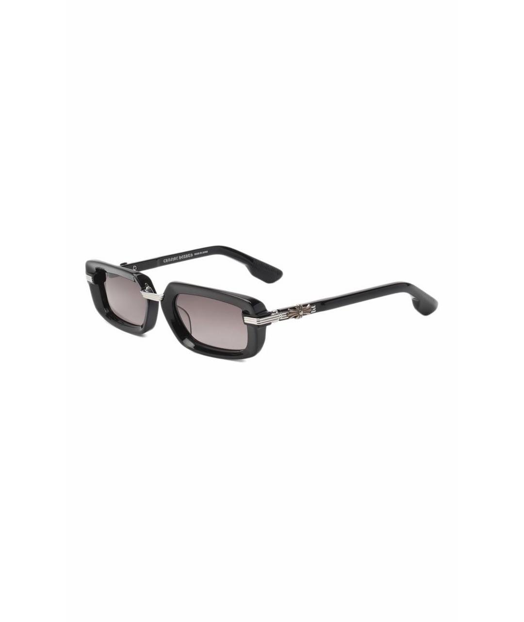 CHROME HEARTS Черные металлические солнцезащитные очки, фото 2