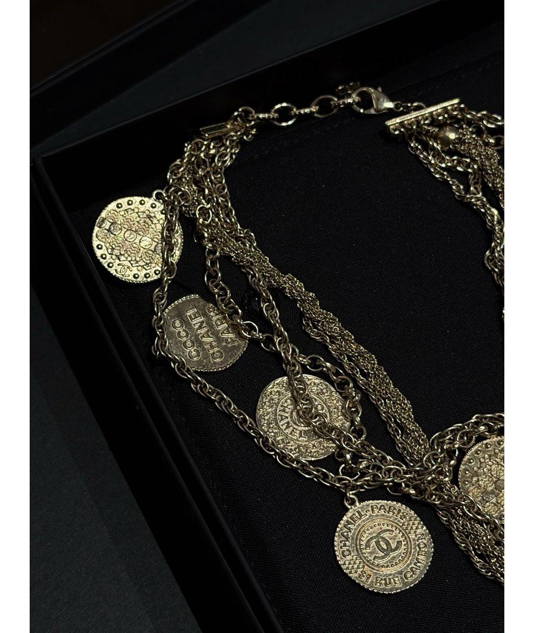 CHANEL Золотой чокер, фото 4