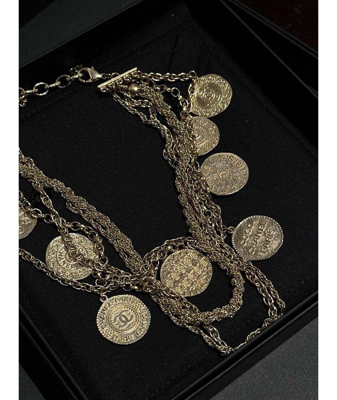 CHANEL Золотой чокер, фото 3
