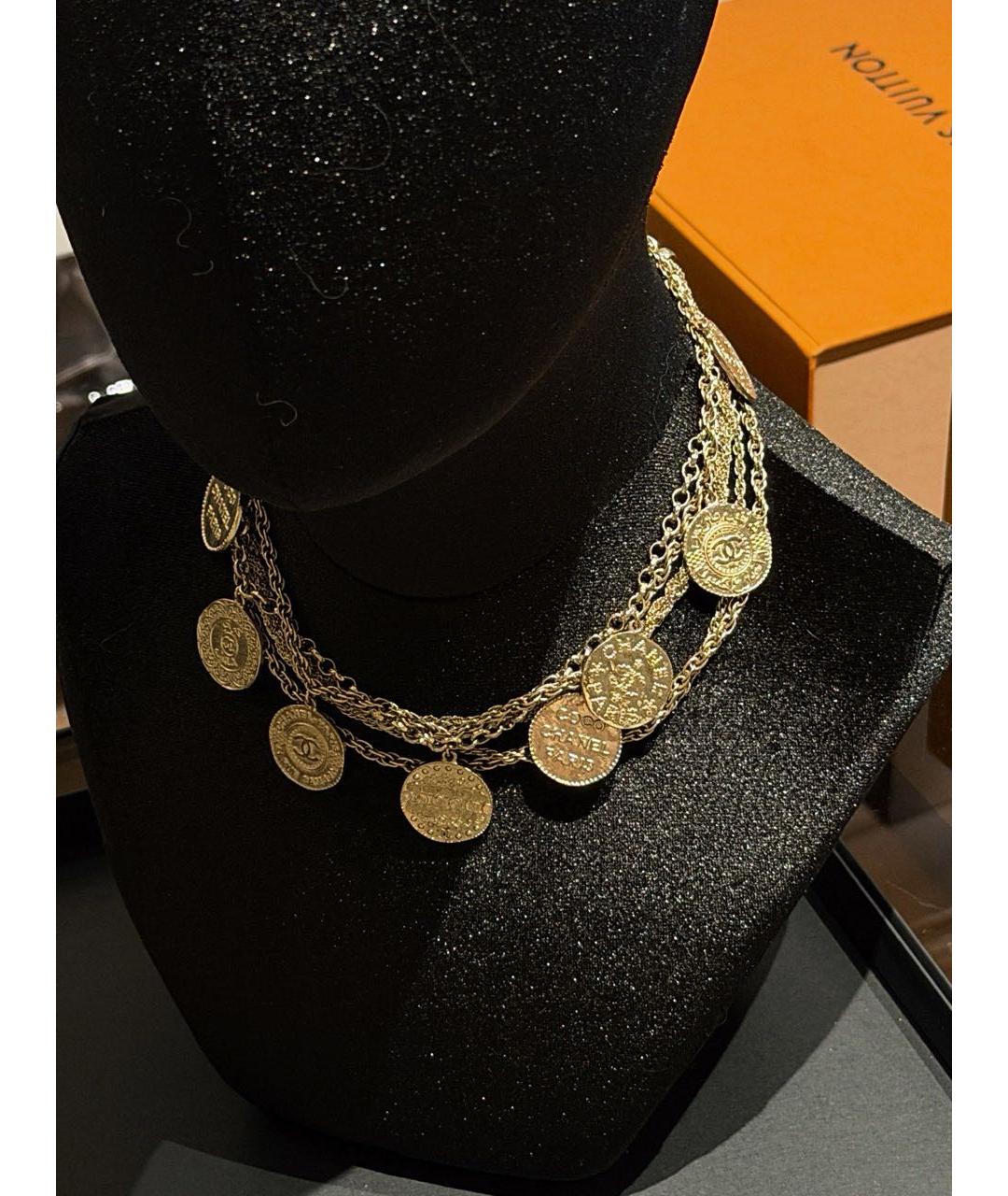 CHANEL Золотой чокер, фото 5