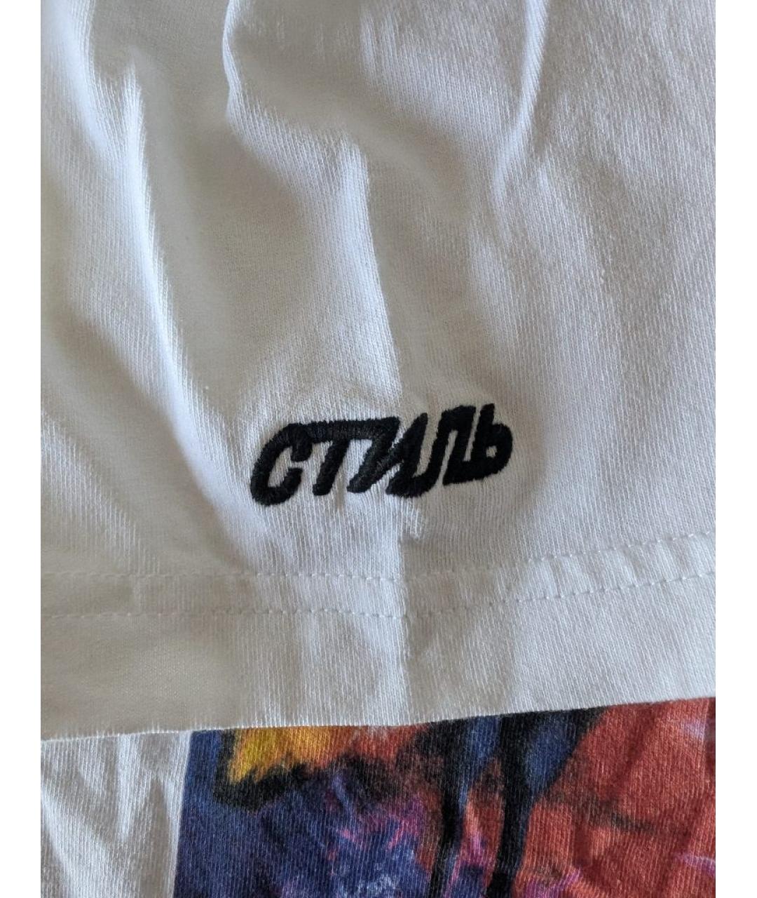 HERON PRESTON Белая хлопковая футболка, фото 6