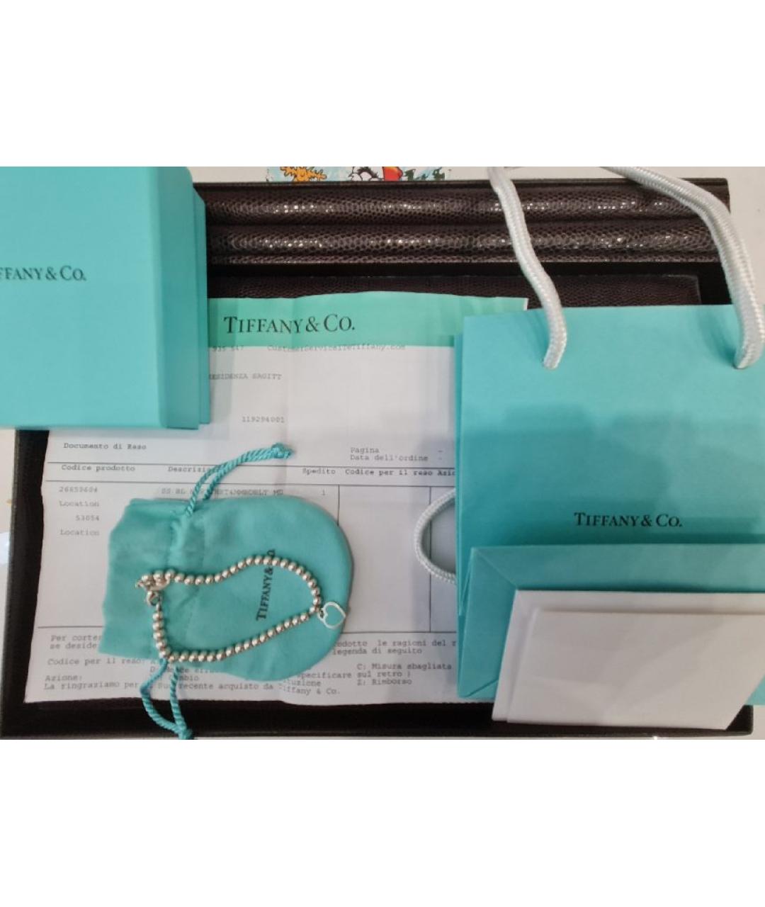 TIFFANY&CO Серебряный серебряный браслет, фото 7