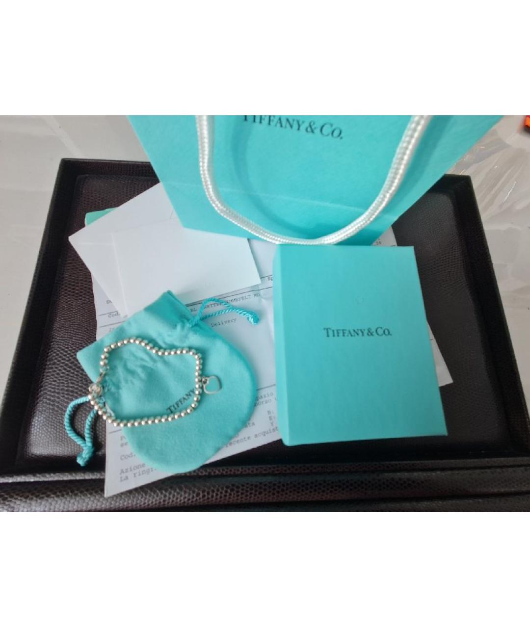 TIFFANY&CO Серебряный серебряный браслет, фото 5