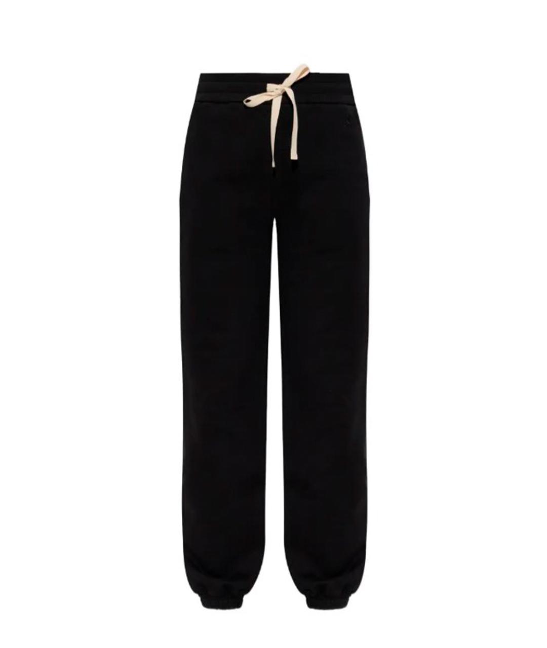JIL SANDER Черные хлопковые спортивные брюки и шорты, фото 1