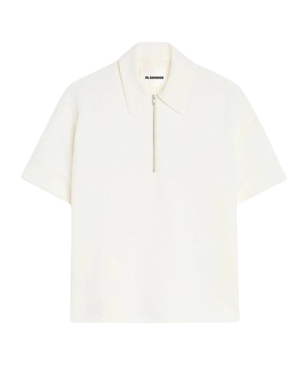JIL SANDER Белая футболка, фото 1