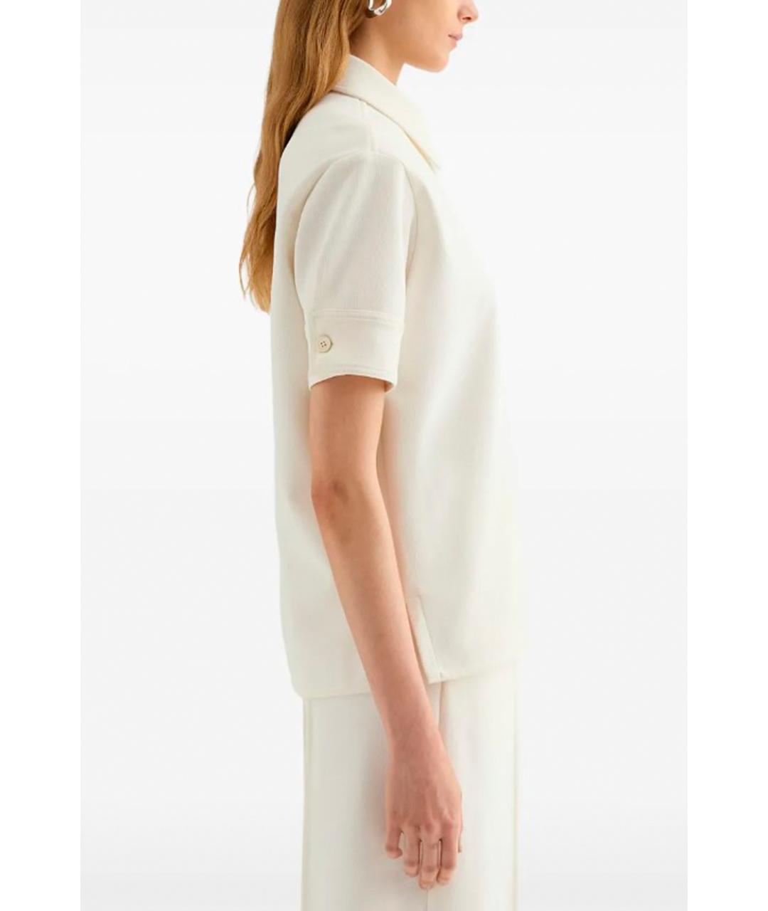 JIL SANDER Белая футболка, фото 2