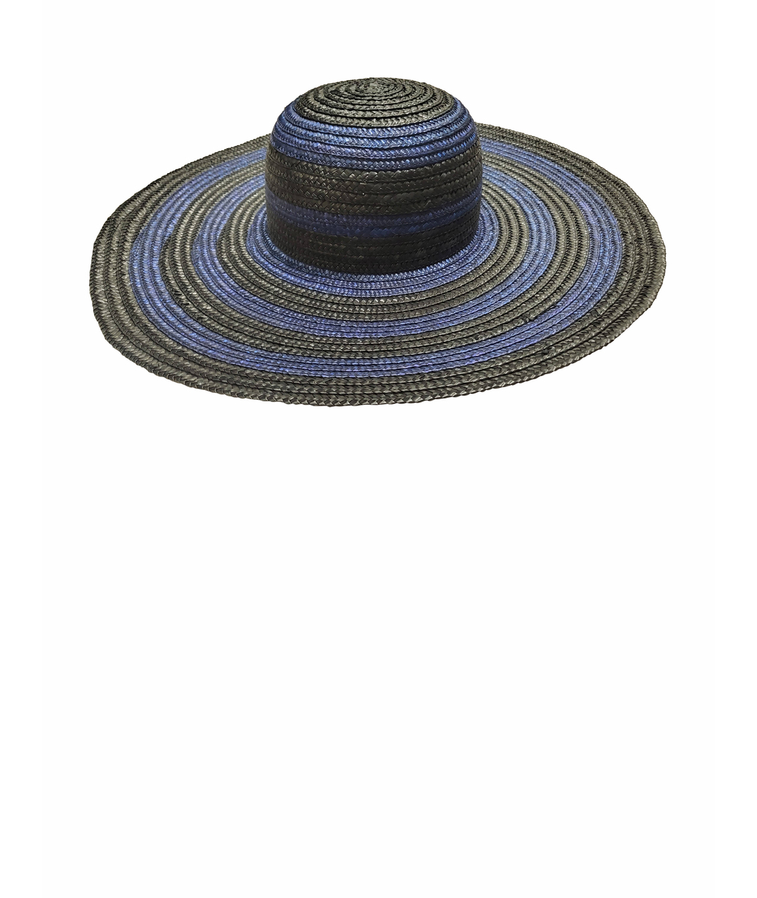 PAUL SMITH Темно-синяя соломенная шляпа, фото 1