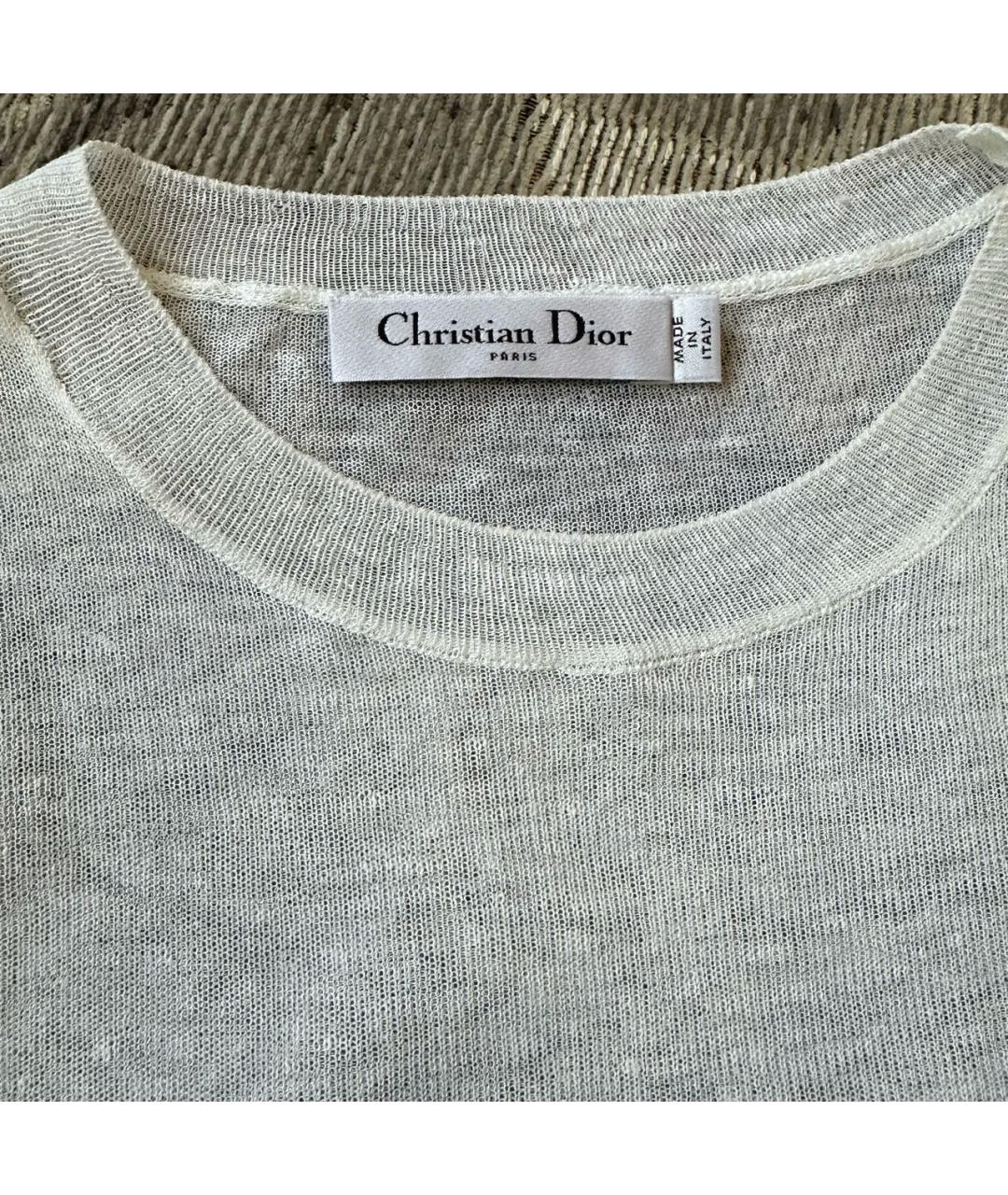CHRISTIAN DIOR Белая футболка, фото 3