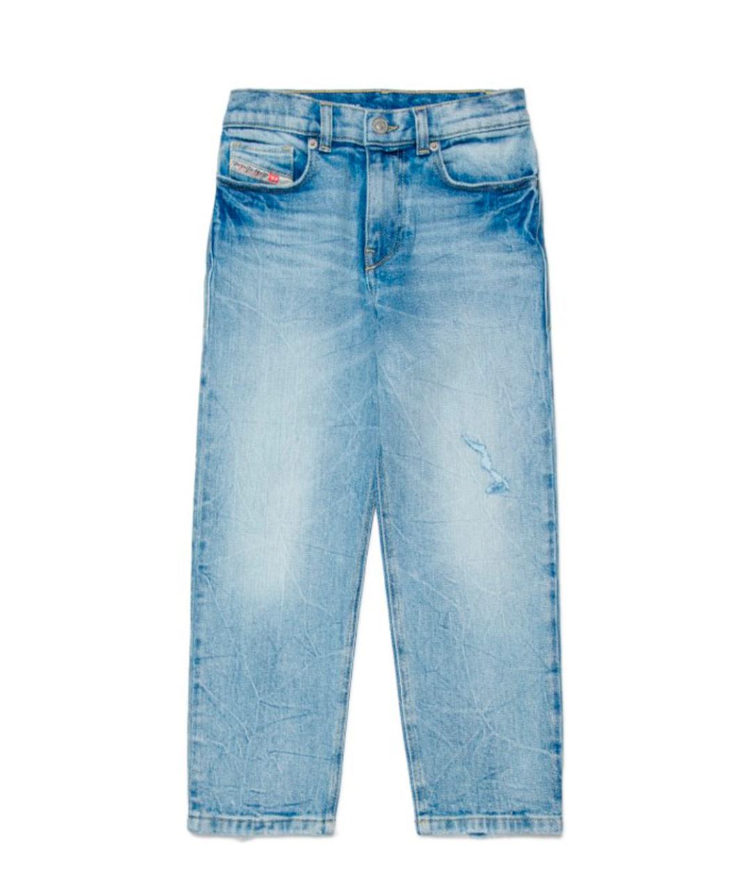 DIESEL Голубые хлопковые детские джинсы, фото 1