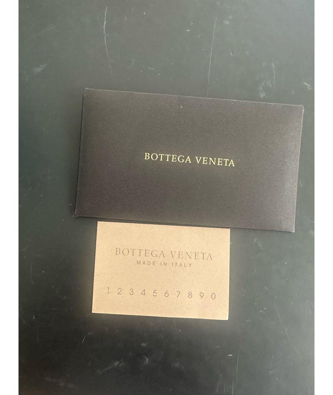 BOTTEGA VENETA Бирюзовая кожаная сумка через плечо, фото 8