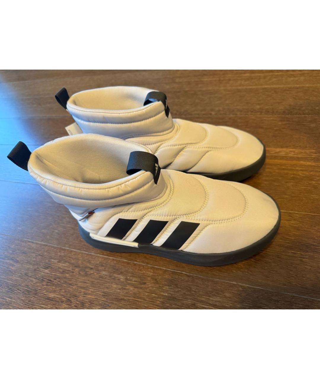 ADIDAS Серые синтетические высокие ботинки, фото 6