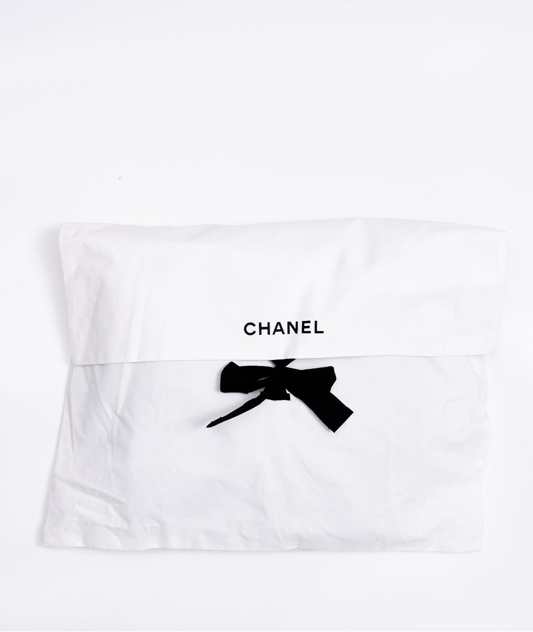 CHANEL Голубые хлопковые прямые джинсы, фото 8