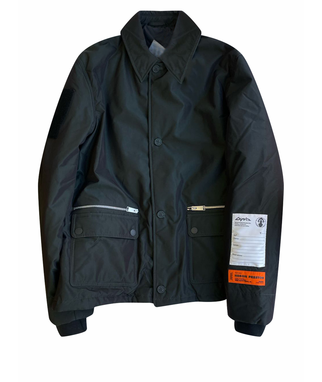 HERON PRESTON Черная полиамидовая куртка, фото 1