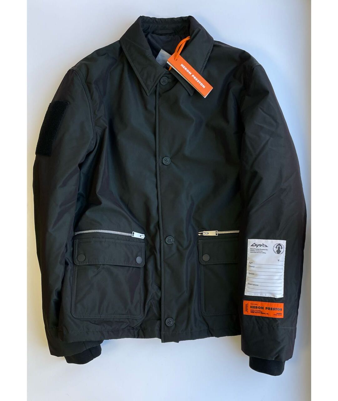 HERON PRESTON Черная полиамидовая куртка, фото 9