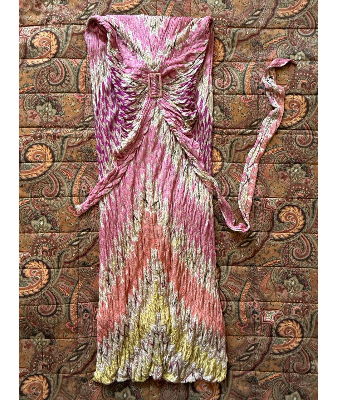 MISSONI Мульти вискозное вечернее платье, фото 7