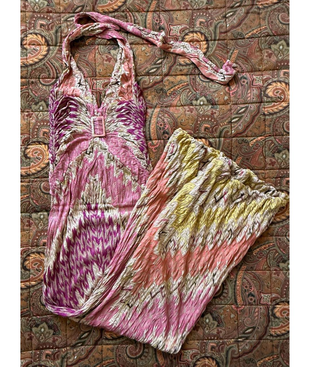MISSONI Мульти вискозное вечернее платье, фото 2