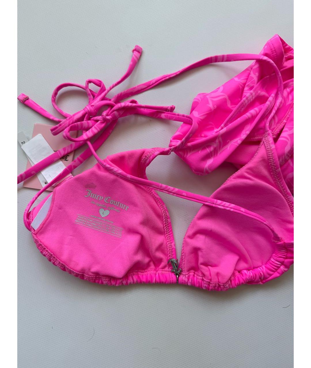 JUICY COUTURE Розовый купальник, фото 4