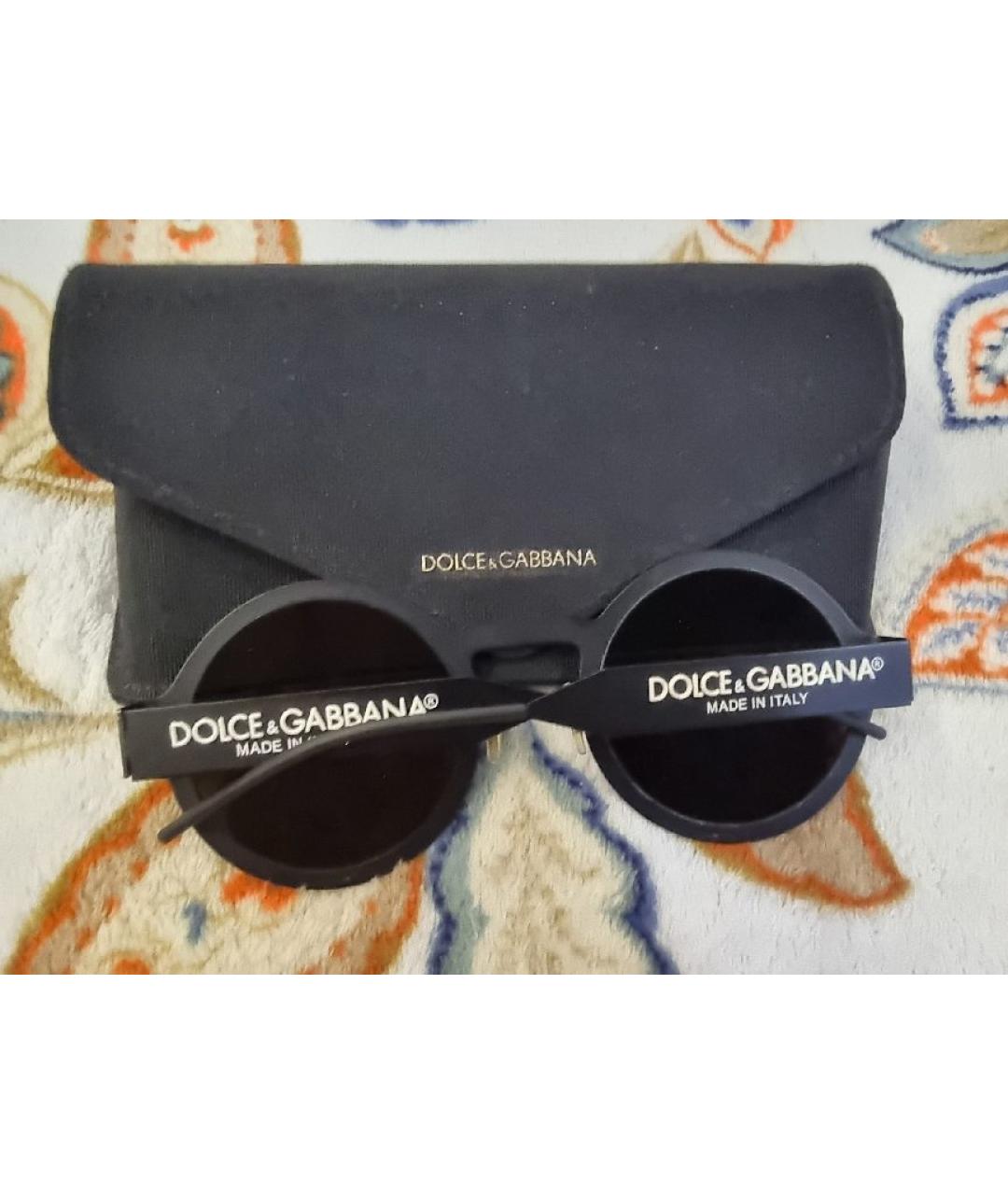 DOLCE&GABBANA Черные солнцезащитные очки, фото 3