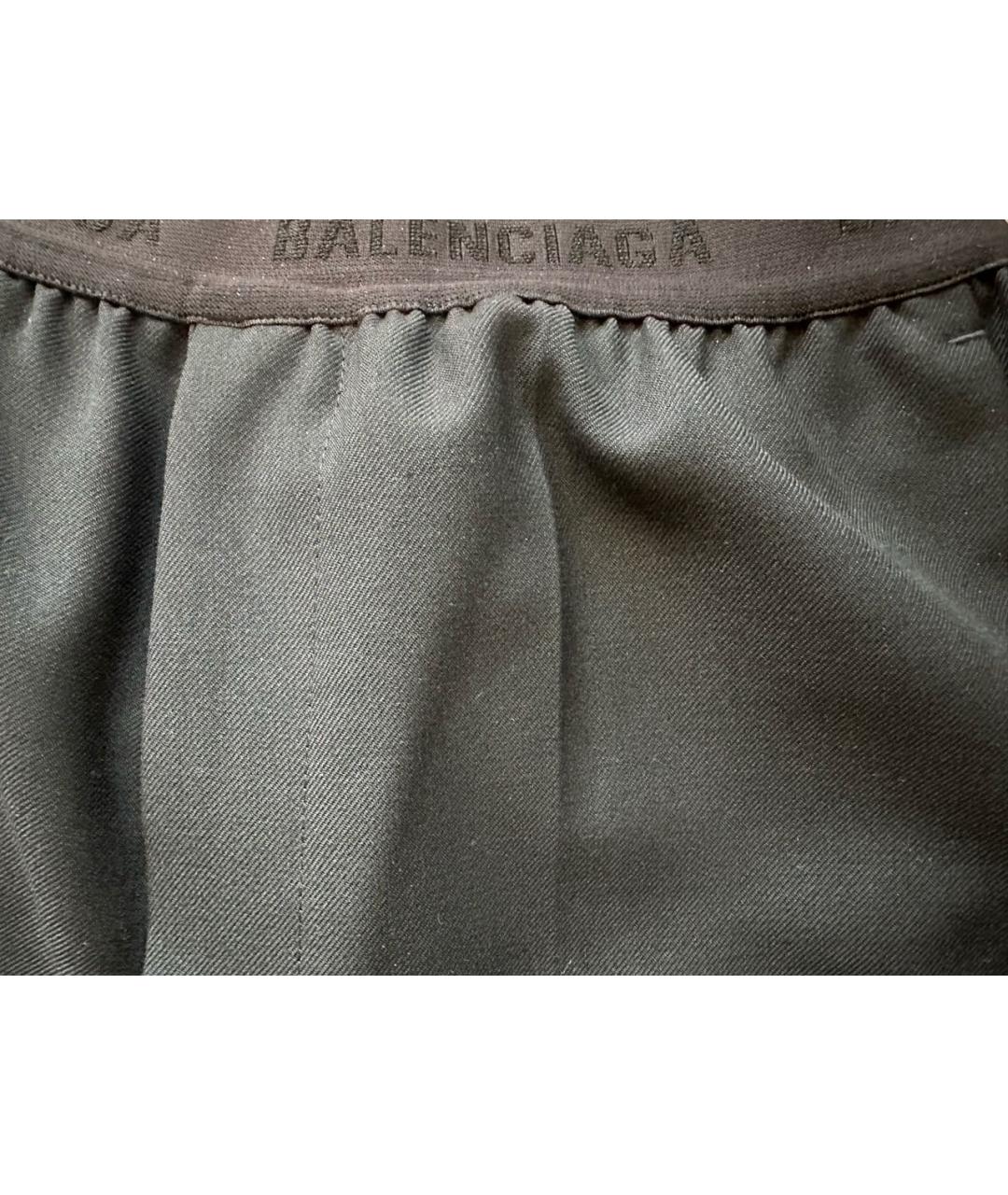 BALENCIAGA Черные повседневные брюки, фото 4
