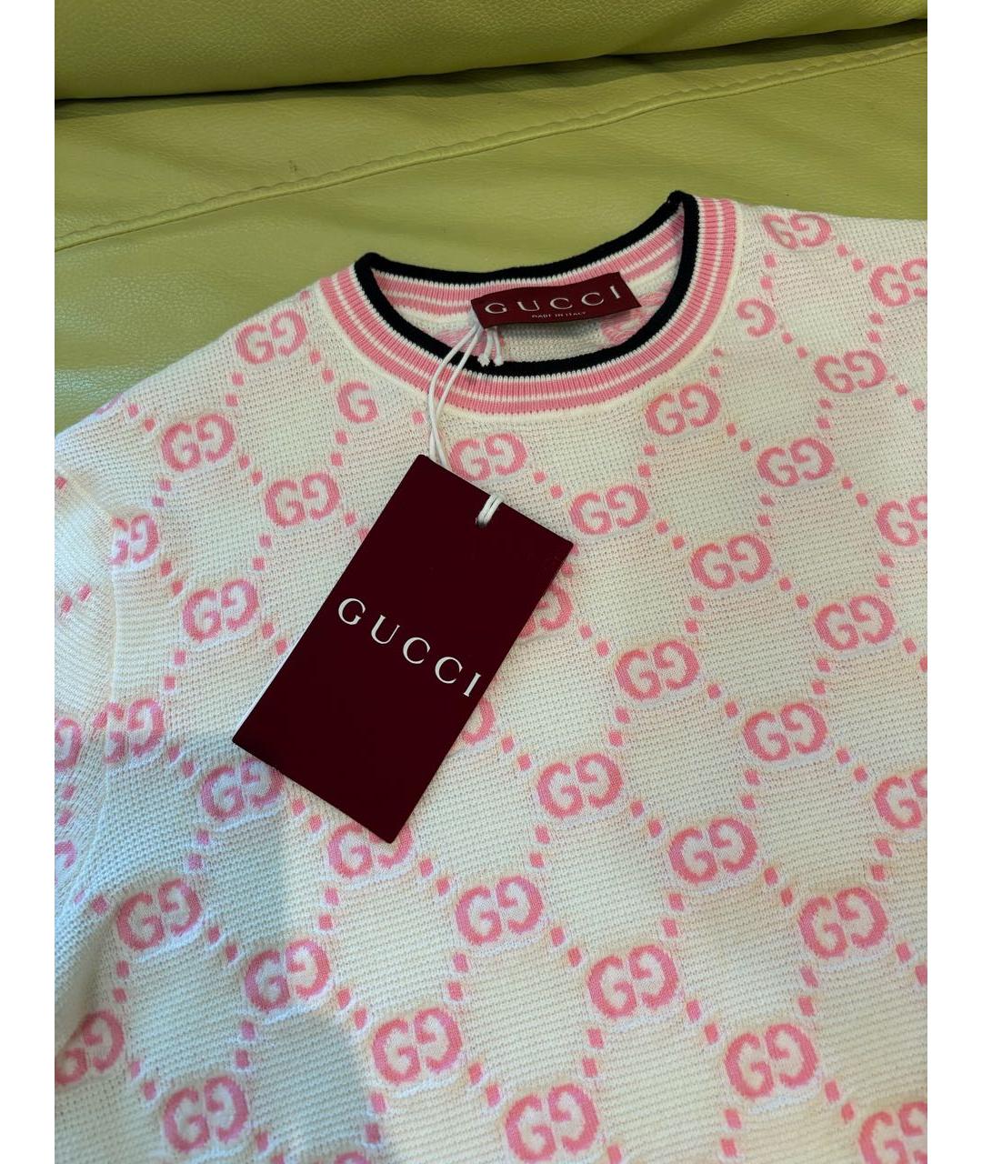 GUCCI Мульти хлопковая футболка, фото 3