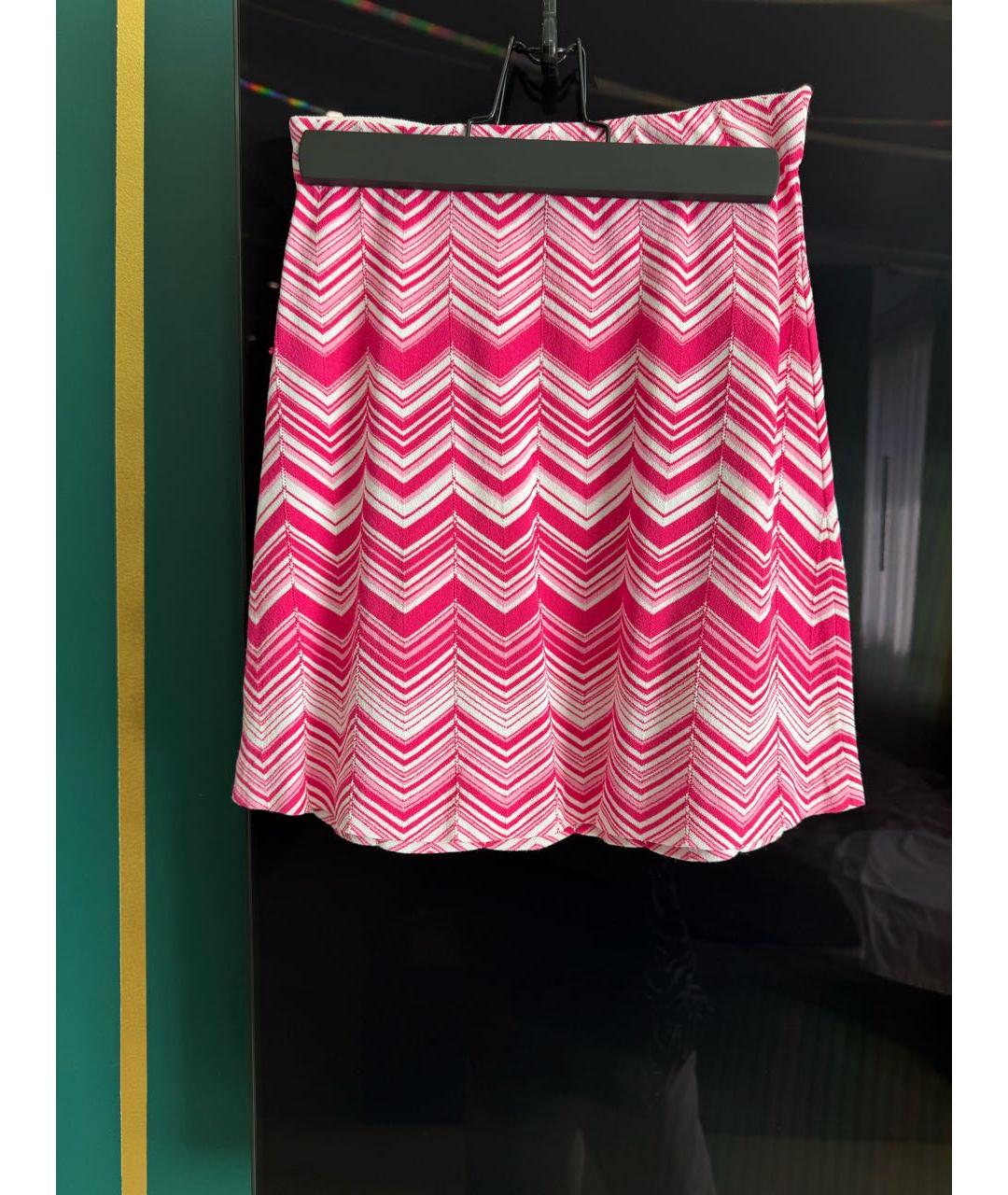 MISSONI Розовый вискозный костюм с юбками, фото 2
