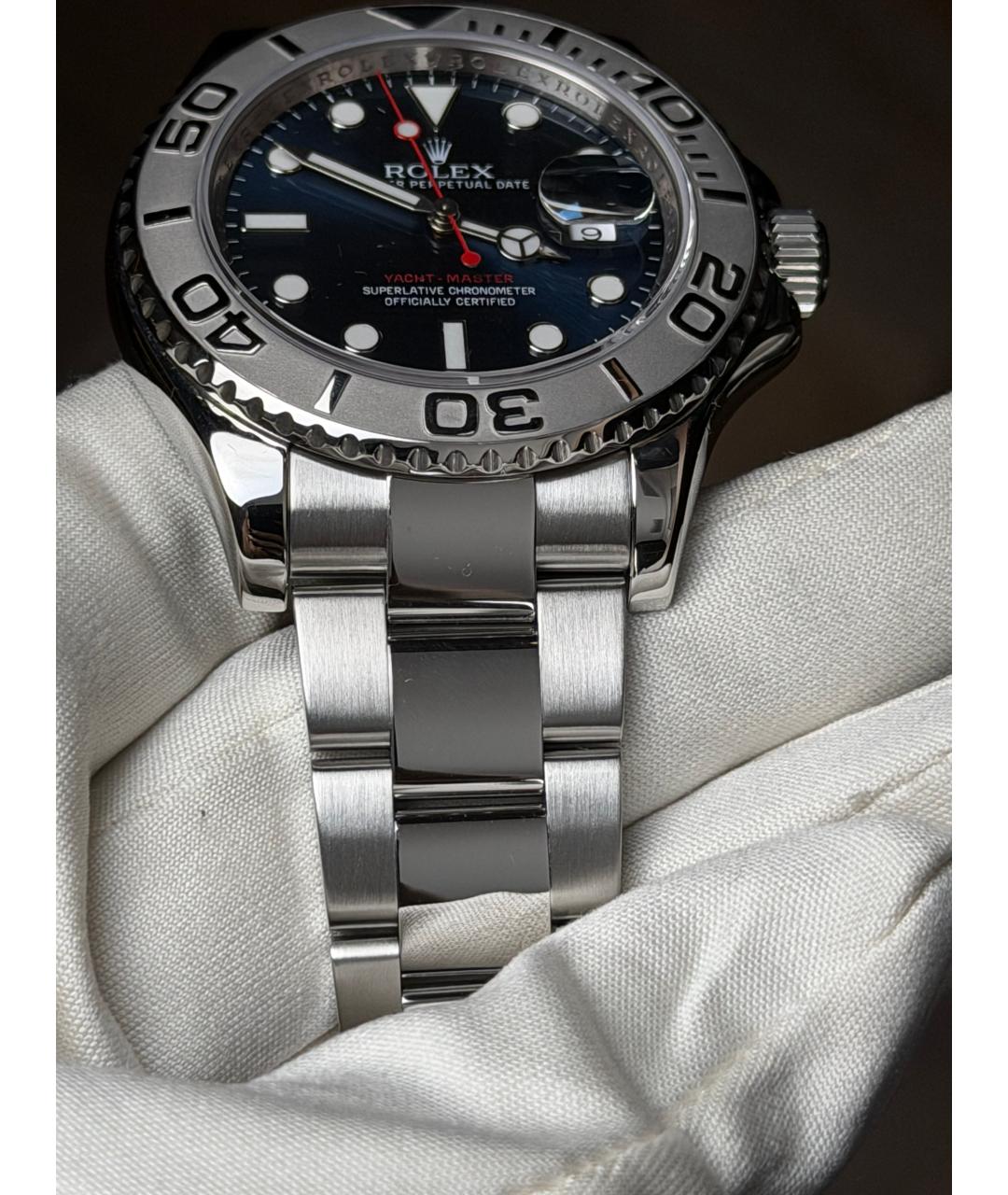 ROLEX Темно-синие часы, фото 6