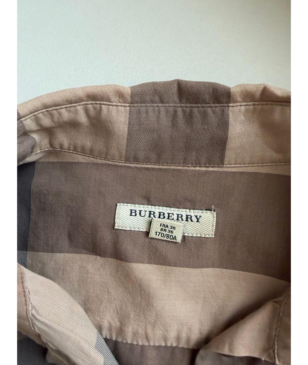 BURBERRY Бежевая рубашка, фото 3