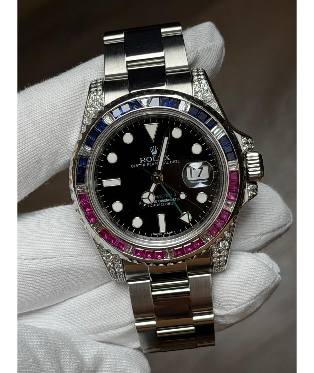 ROLEX Черные часы, фото 2