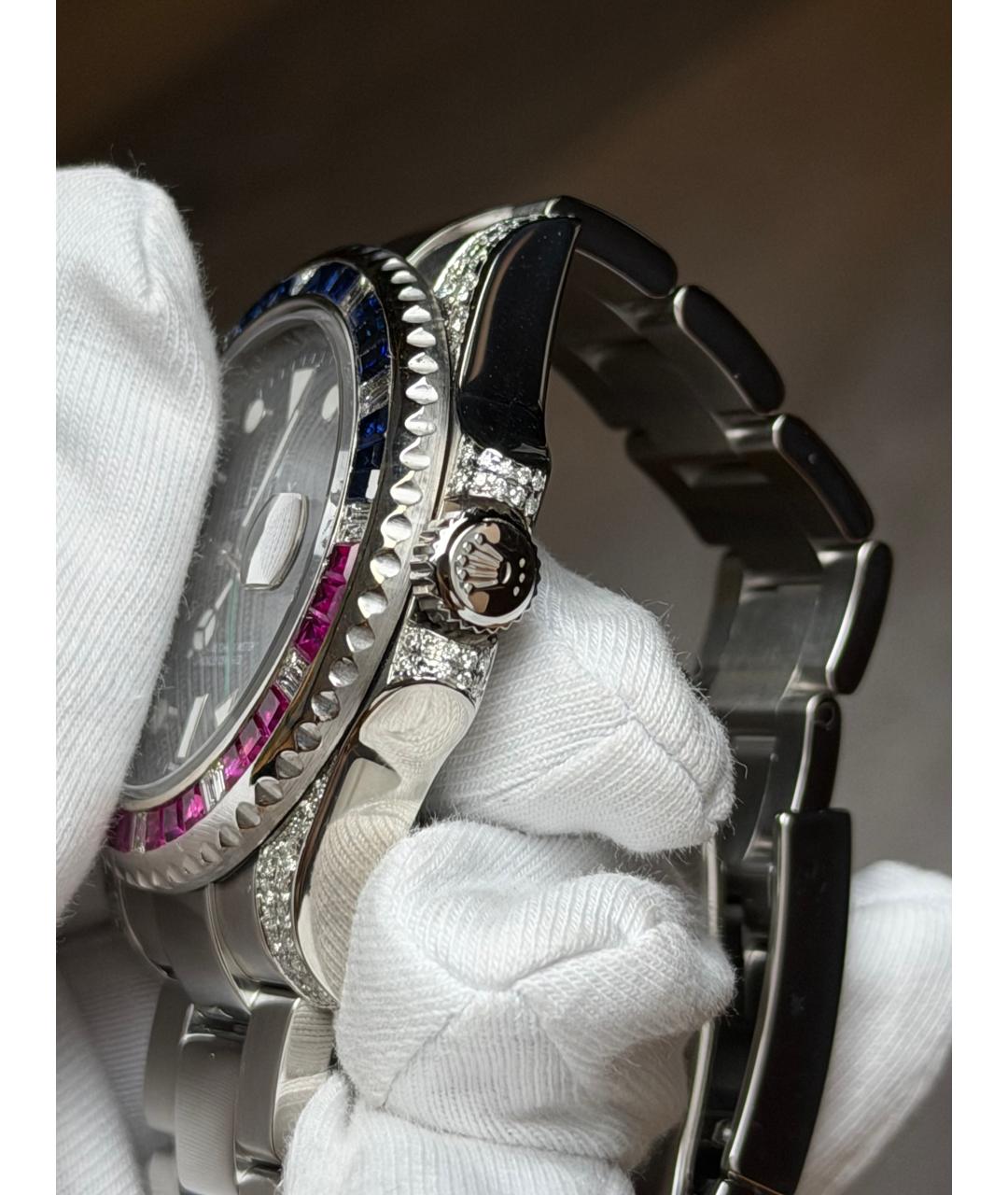 ROLEX Черные часы, фото 4