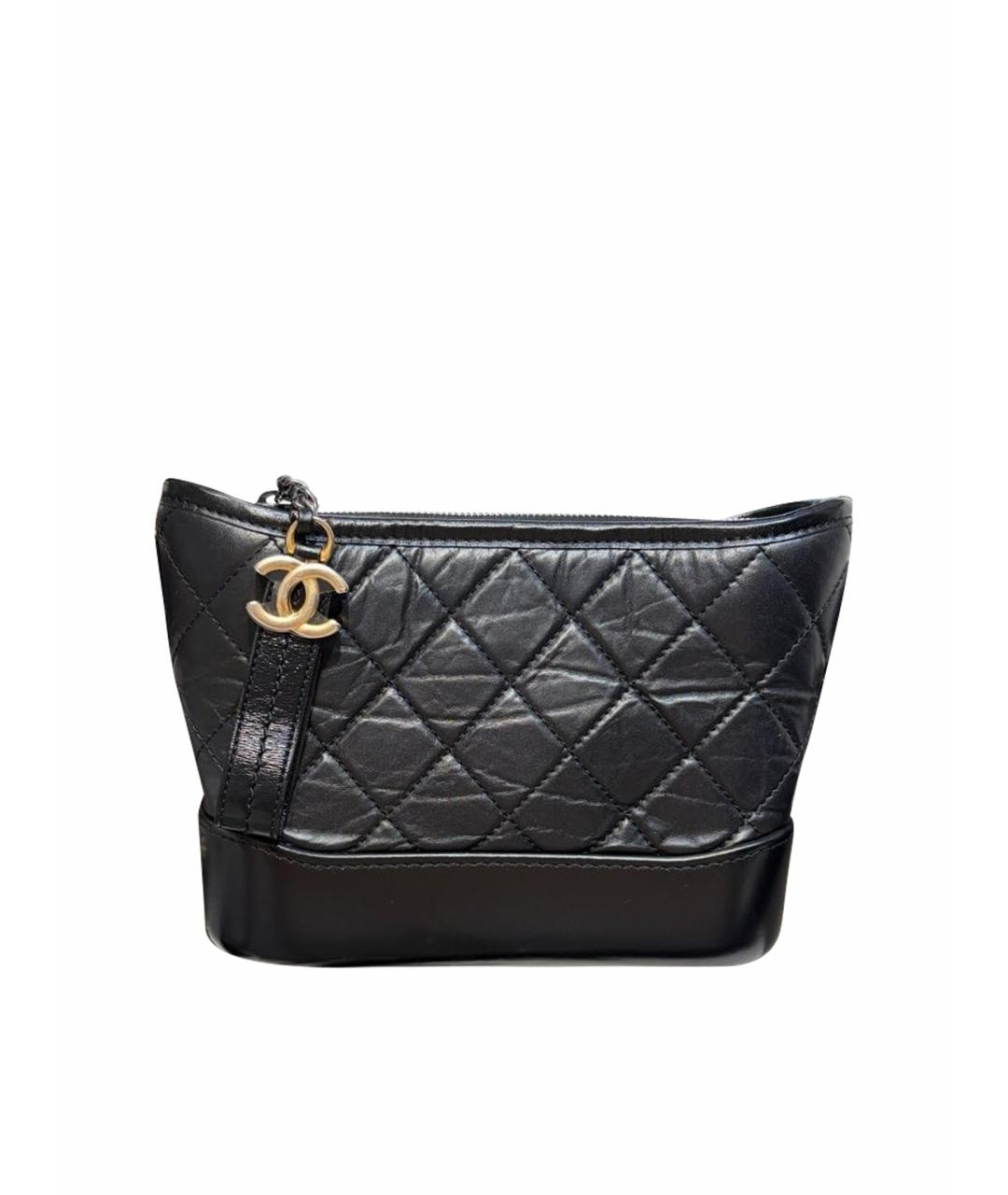 CHANEL Черная замшевая сумка через плечо, фото 1