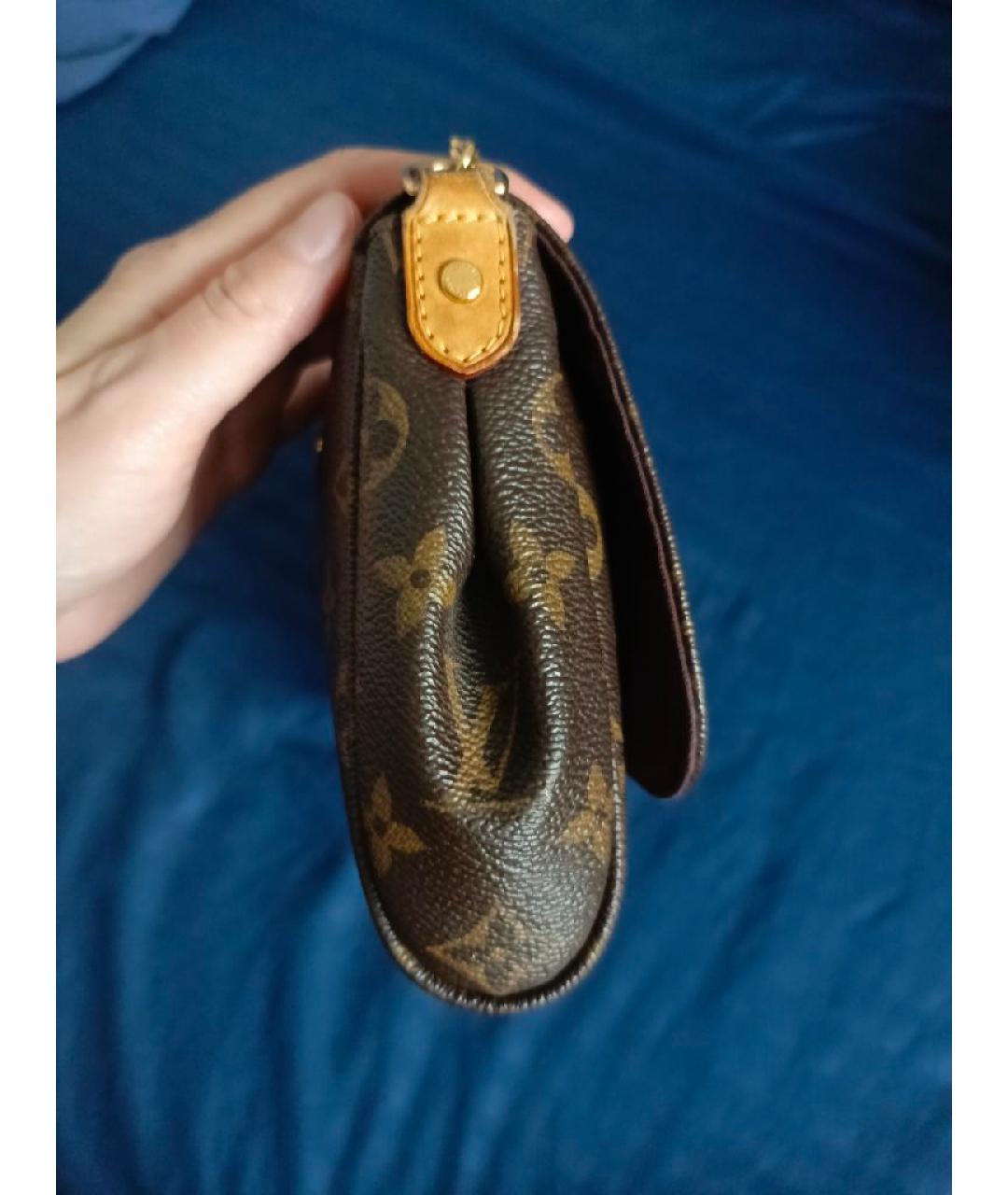 LOUIS VUITTON Коричневая сумка с короткими ручками, фото 7