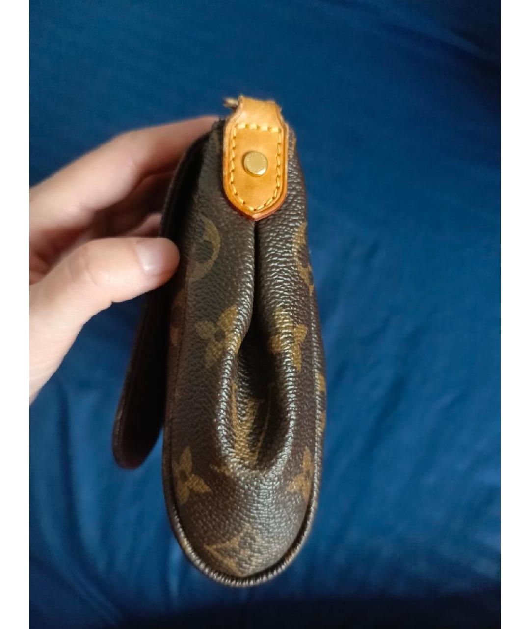 LOUIS VUITTON Коричневая сумка с короткими ручками, фото 6