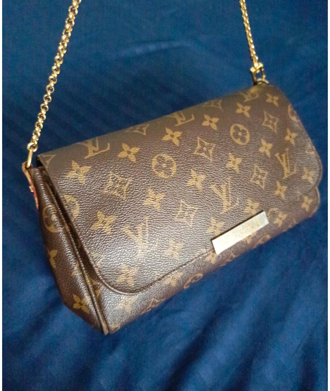 LOUIS VUITTON Коричневая сумка с короткими ручками, фото 2