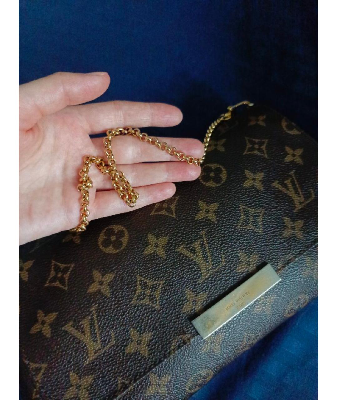 LOUIS VUITTON Коричневая сумка с короткими ручками, фото 8