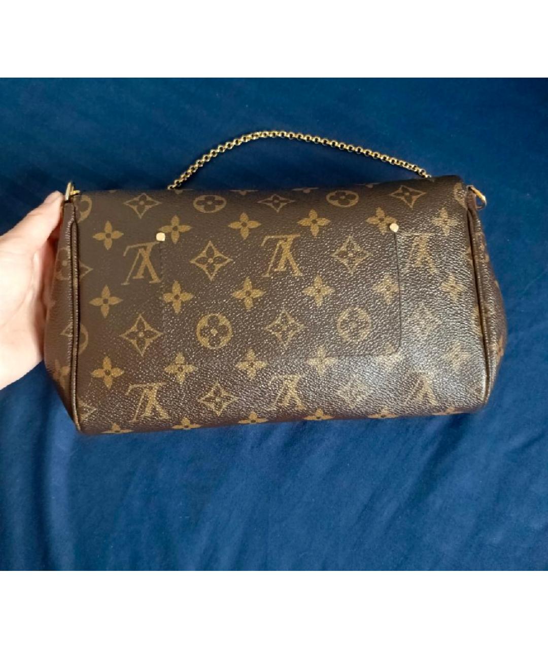 LOUIS VUITTON Коричневая сумка с короткими ручками, фото 3