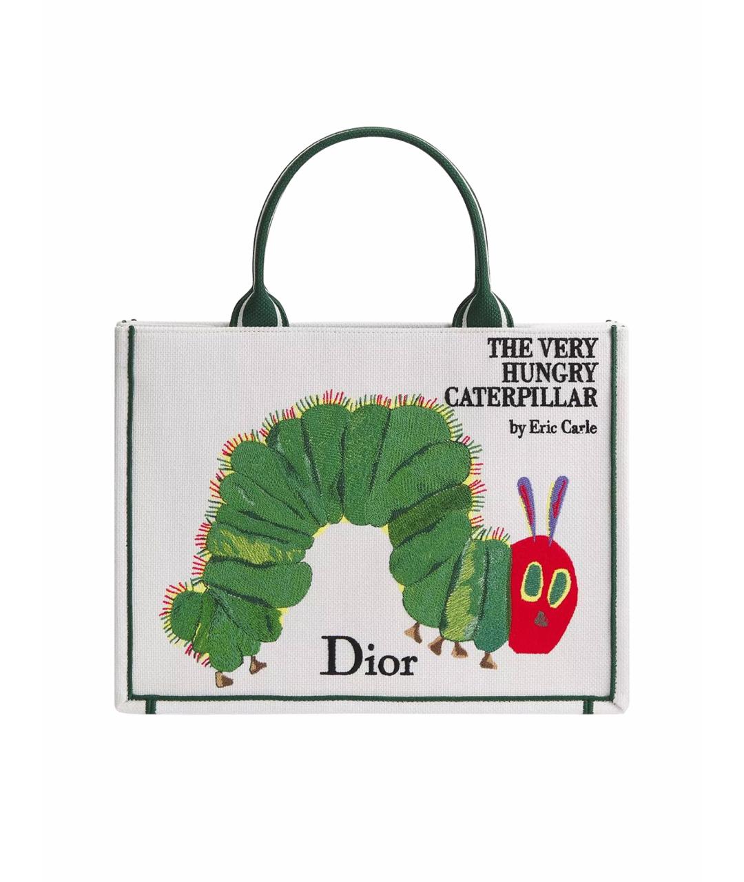 CHRISTIAN DIOR Белая сумка тоут, фото 1