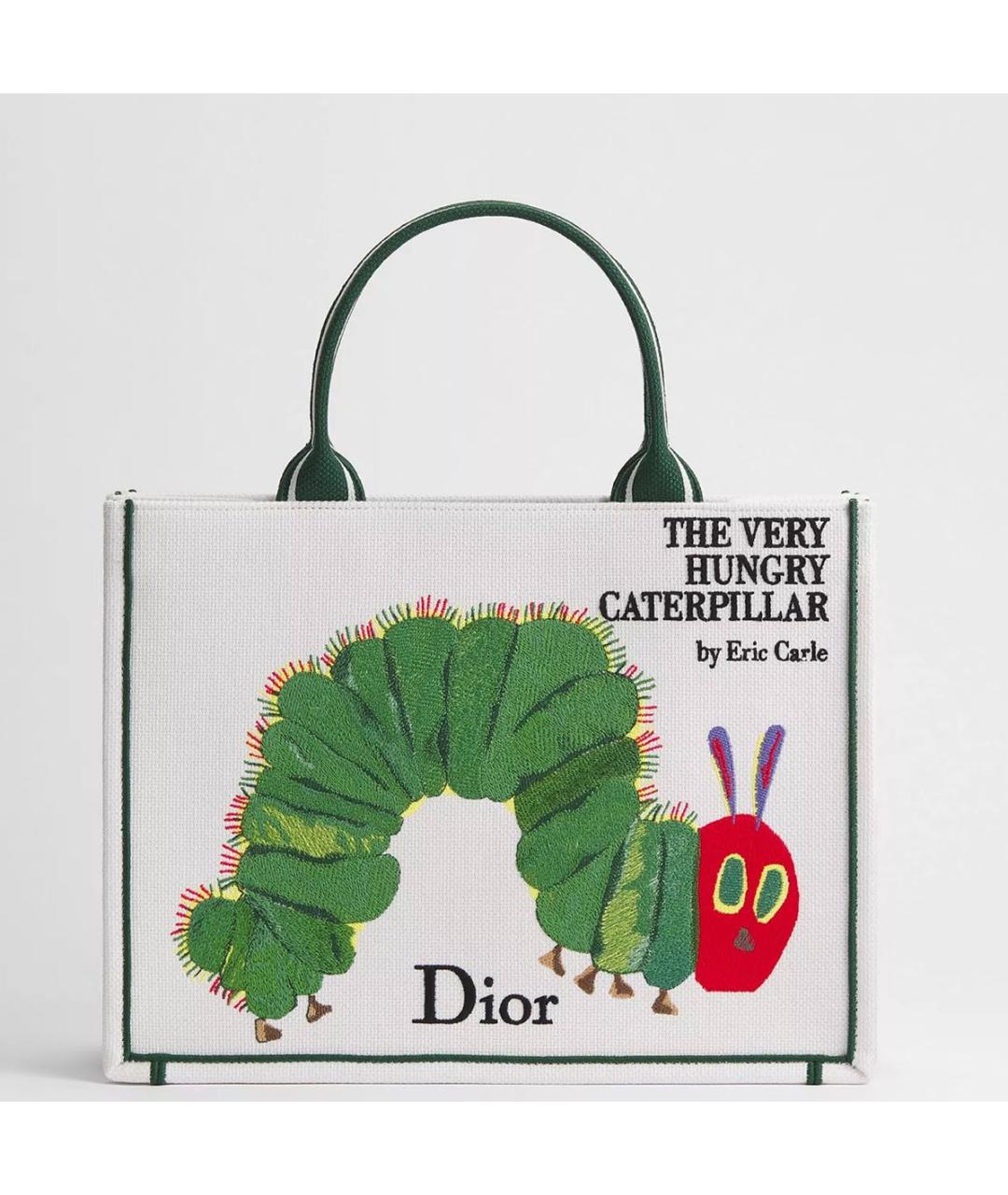 CHRISTIAN DIOR Белая сумка тоут, фото 5