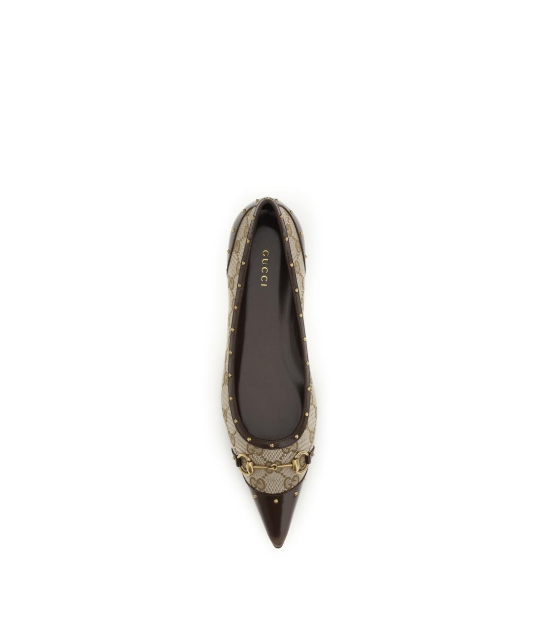 GUCCI Мульти текстильные балетки, фото 4