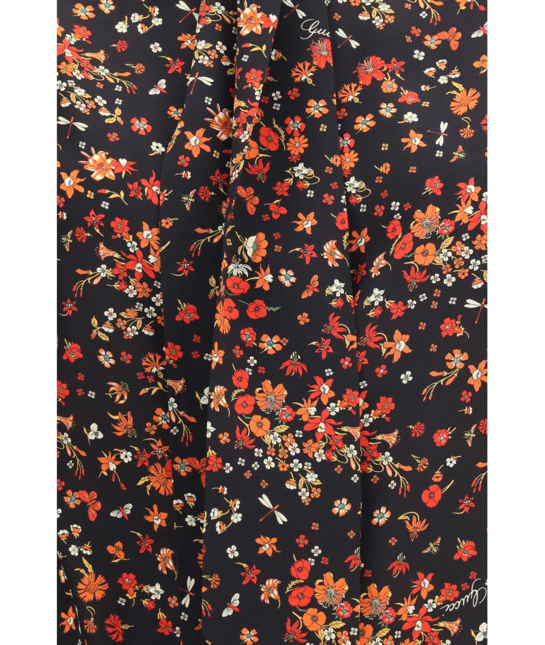 GUCCI Мульти шелковая блузы, фото 3