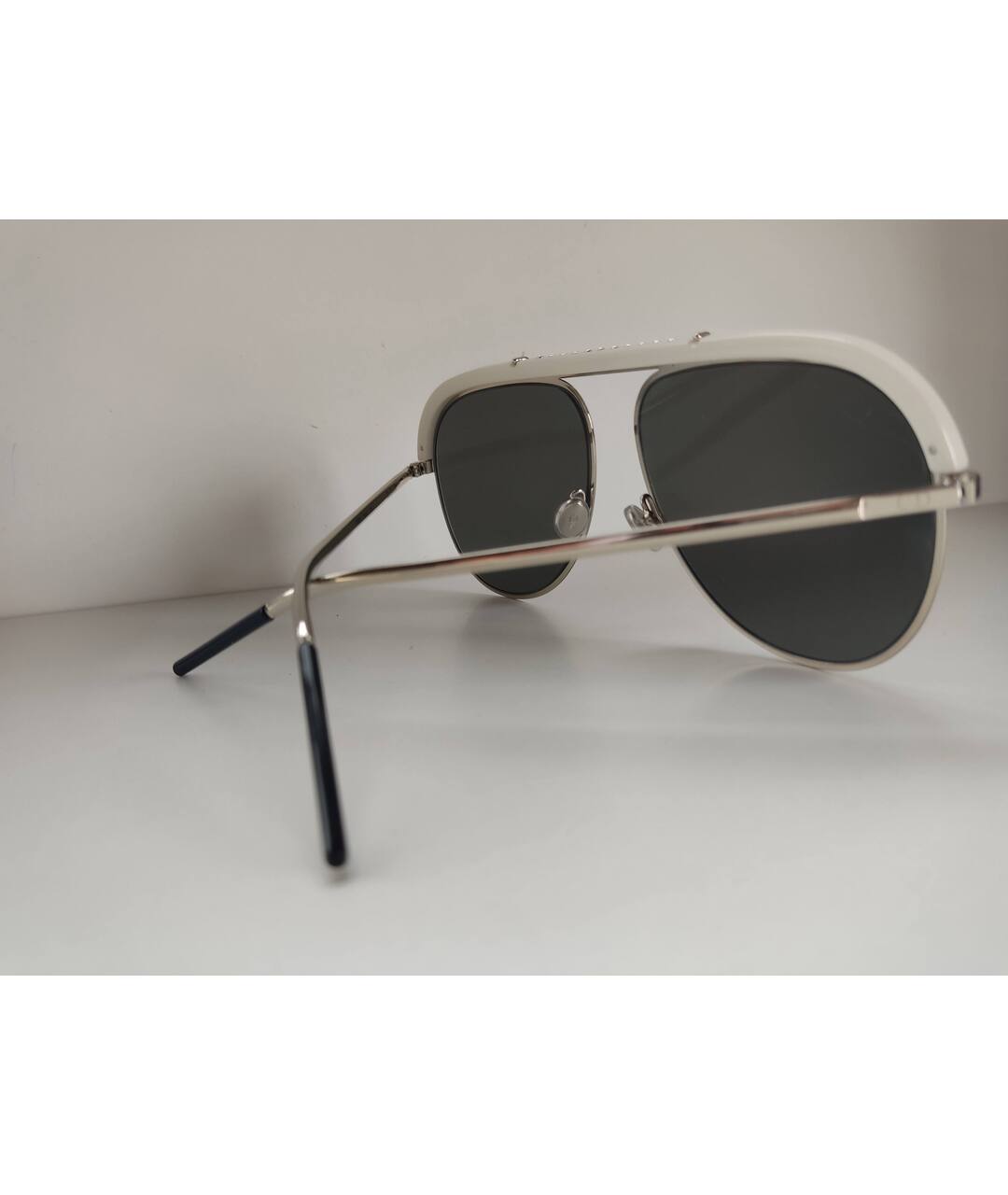 CHRISTIAN DIOR Серебряные солнцезащитные очки, фото 2