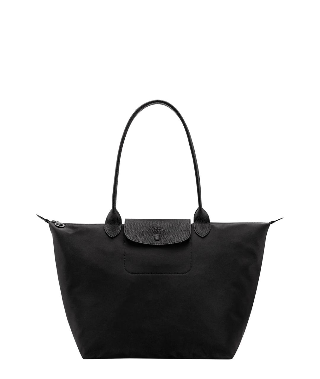 LONGCHAMP Черная сумка тоут, фото 1