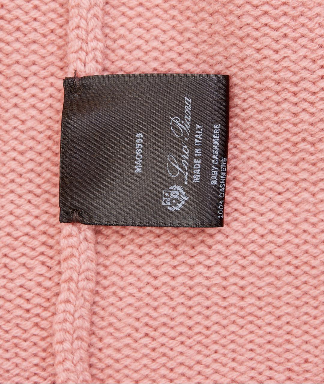 LORO PIANA Розовый кашемировый джемпер / свитер, фото 5