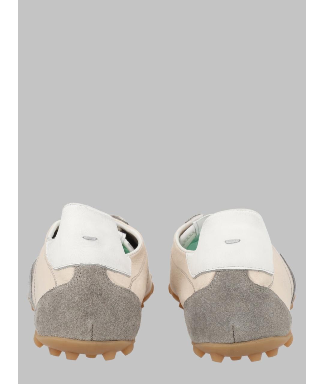 MAISON MARGIELA Мульти кожаные низкие кроссовки / кеды, фото 3