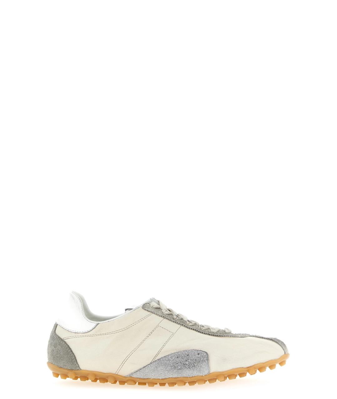 MAISON MARGIELA Мульти кожаные низкие кроссовки / кеды, фото 1