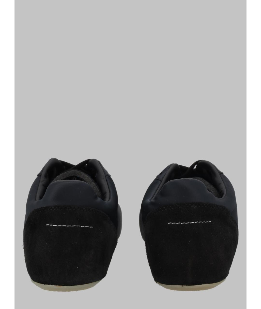MM6 MAISON MARGIELA Черные текстильные кроссовки, фото 4