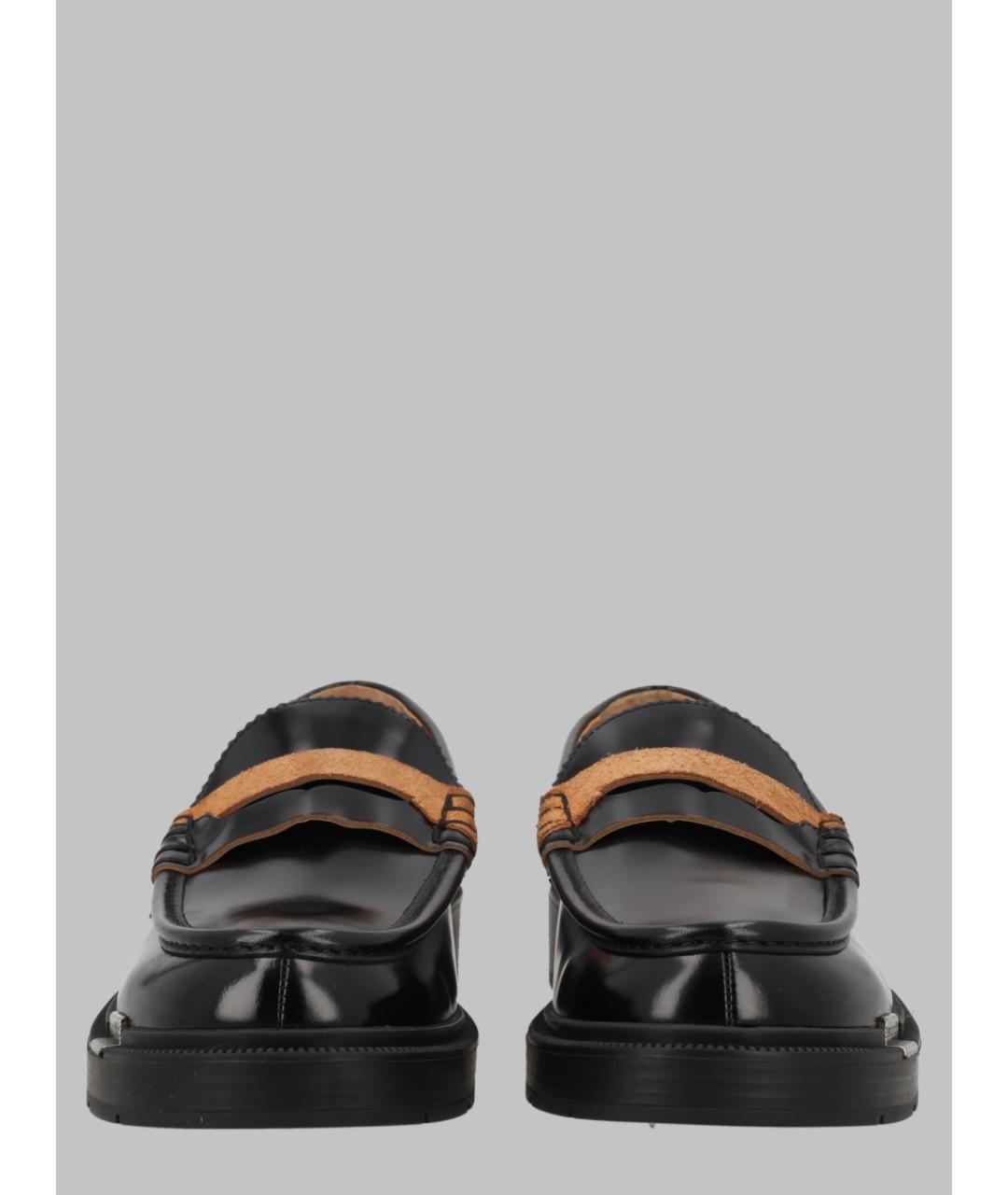 MAISON MARGIELA Черные кожаные лоферы, фото 2