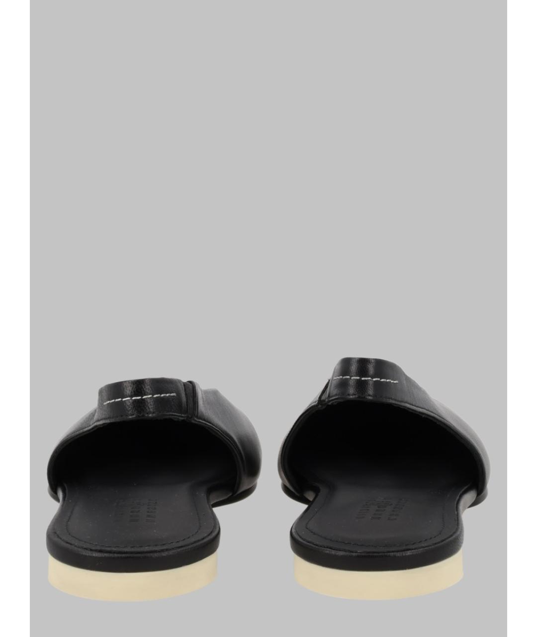 MM6 MAISON MARGIELA Черные кожаные балетки, фото 4